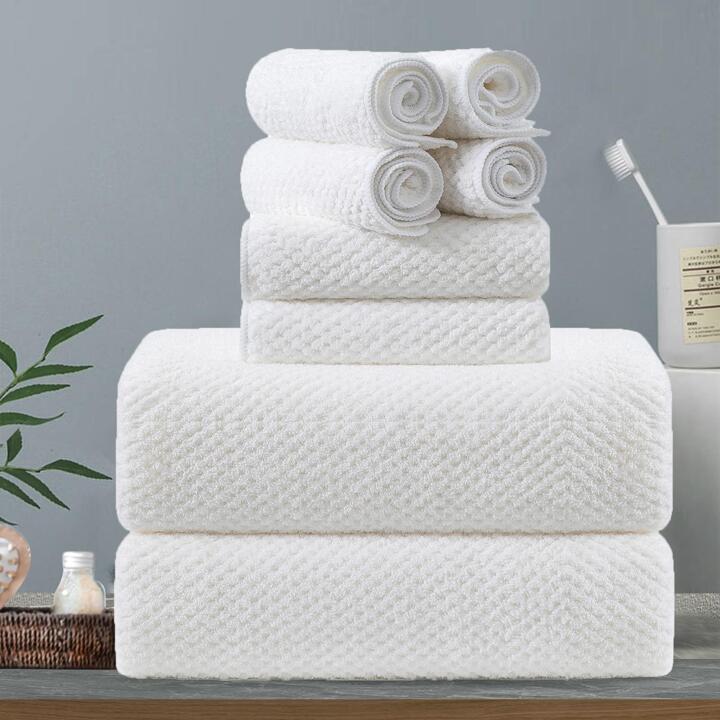 White Towels and Washcloths 8pc set