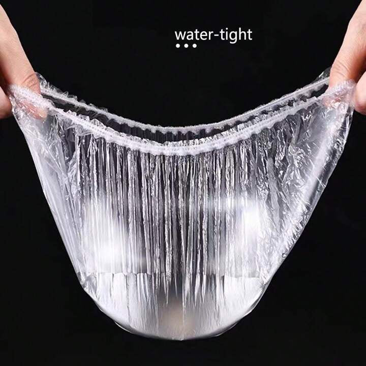 100pc Waterproof Disposable Shower Caps