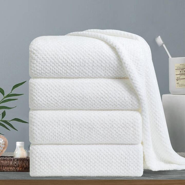 White Bath Towels 4pc set